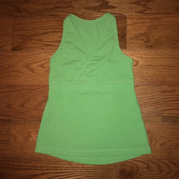 lululemon athletica Tops - Lululemon Wet Dry Warm Tank Green & Blue